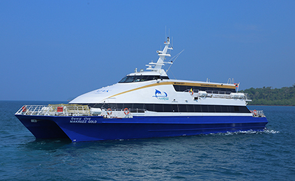 Makruzz AC catamaran between Port Blair and Havelock